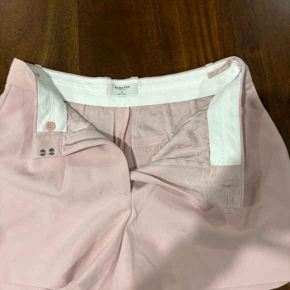 Aritzia Babaton Pleated Mini Short Trouser Style Size 8 - Picture 4 of 8